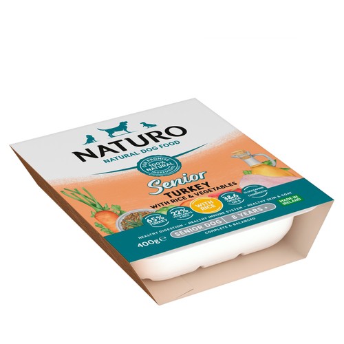 Naturo Senior Dog Turkey & Rice With Vegetables