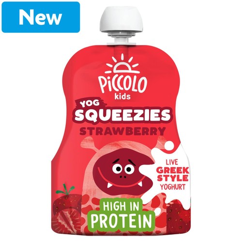 Piccolo Yoghurt Squeezies Strawberry 90g