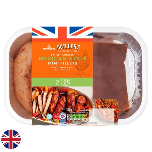 Morrisons British Mexican Style Chicken Mini Fillets 300g