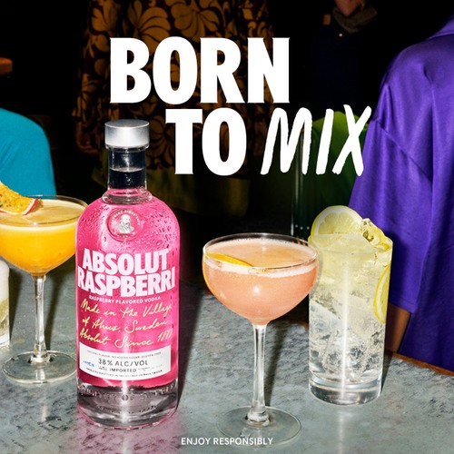 Absolut Raspberri Raspberry Flavoured Vodka 70CL