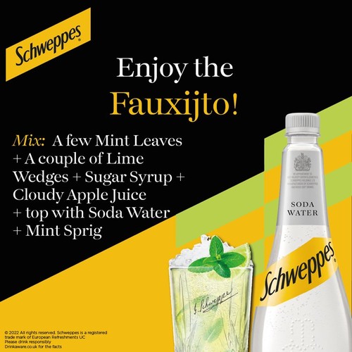 Schweppes Soda Water 1L