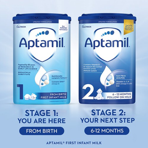 Aptamil 1 First Baby Milk Formula From Birth 