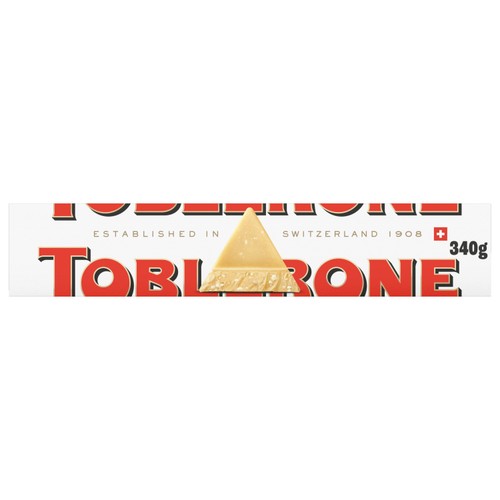Toblerone White Chocolate Bar 340g