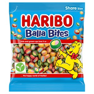 Haribo Balla Stixx Chewy Strawberry Flavour Sweets Sharing Bag 140g