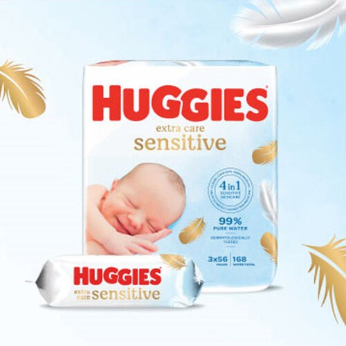 Huggies Pure Extra Care Baby Wipes