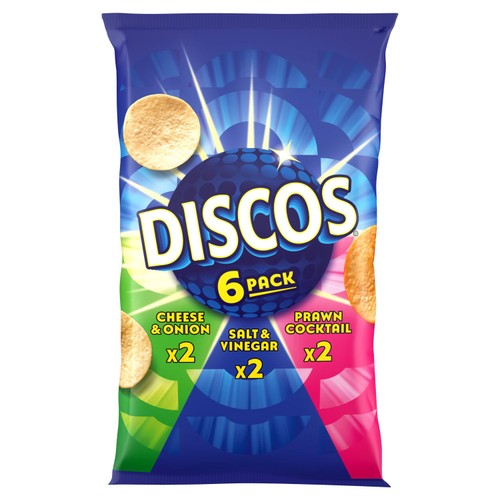 Discos variety multipack crisps
