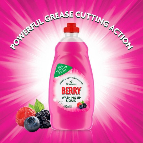 Morrisons Berry Blitz Washing Up Liquid   450ml
