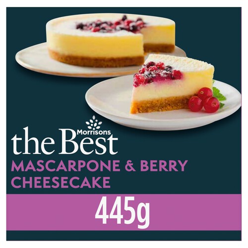 Morrisons The Best Mascarpone & Berry Cheesecake 