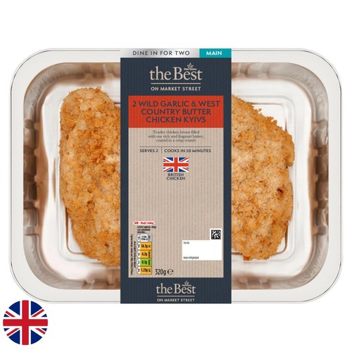 Morrisons The Best Wild Garlic West Country Butter Chicken Kyivs