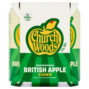 Churchwoods Apple 4 x 440ml