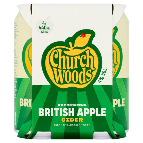 Churchwoods Apple 4 x 440ml