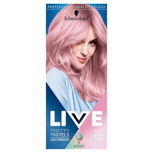 Schwarzkopf Live Pretty Pastels Rose Gold P123