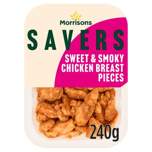 Morrisons Savers Sweet & Smokey Chicken Pieces 240g