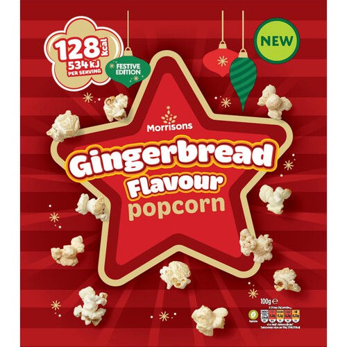 Morrisons Gingerbread Flavour Popcorn 