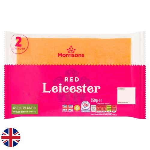 Morrisons British Red Leicester 400g