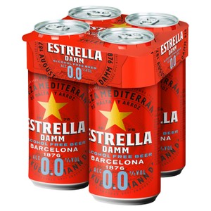 Estrella Damm Barcelona Alcohol Free Beer 4 x 440ml