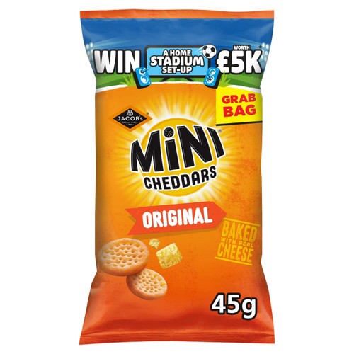Jacob's Mini Cheddars Original Snacks Grab Bag 