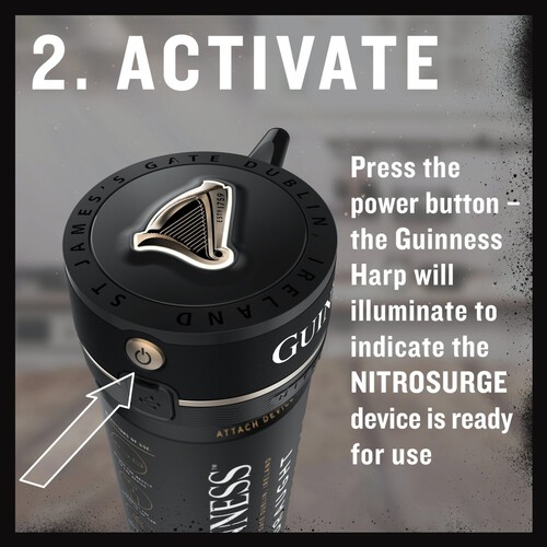 Guinness NitroSurge Device - Use with NitroSurge Cans