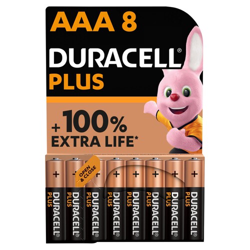 Duracell Plus AAA Alkaline Batteries LR03