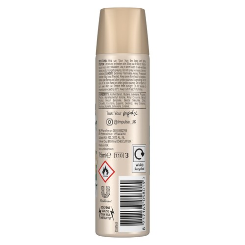Impulse Hint of Musk Body Spray Deodorant