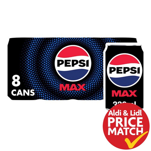 Pepsi Max No Sugar Cola Cans