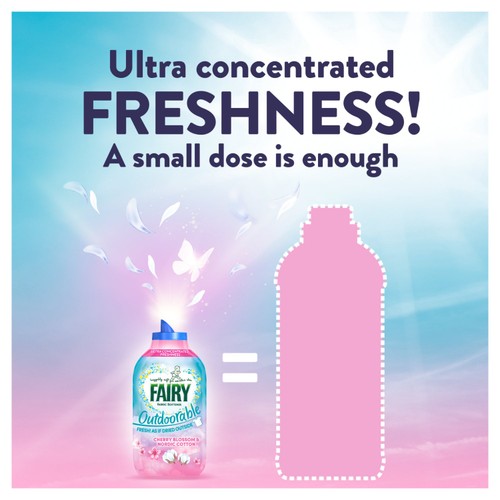 Fairy Outdoorable Fabric Softener Cherry Blossom & Nordic Cotton 76 Washes
