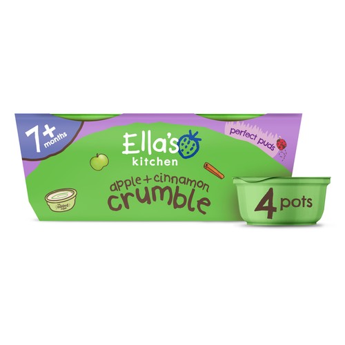 Ella's Kitchen Organic Apple + Cinnamon Crumble 