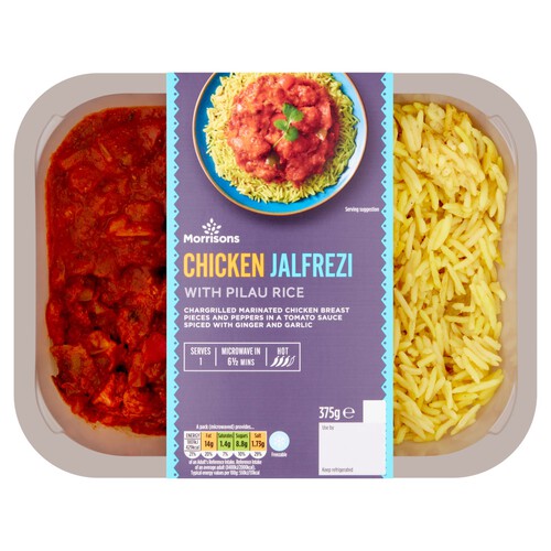 Morrisons Chicken Jalfrezi & Rice