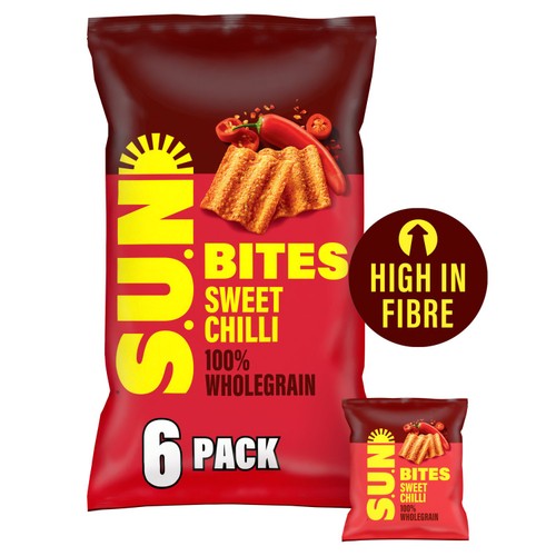 Sunbites Sun Ripened Sweet Chilli Multipack Snacks Crisps