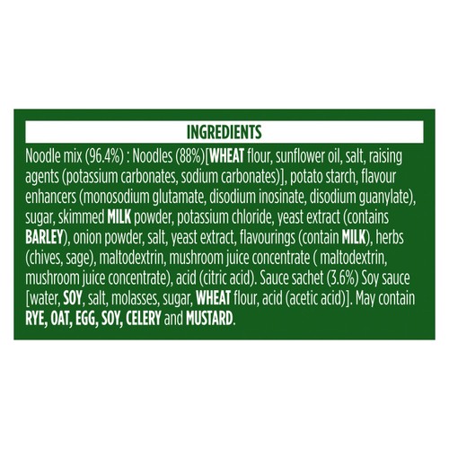 Pot Noodle Chicken & Mushroom Block 