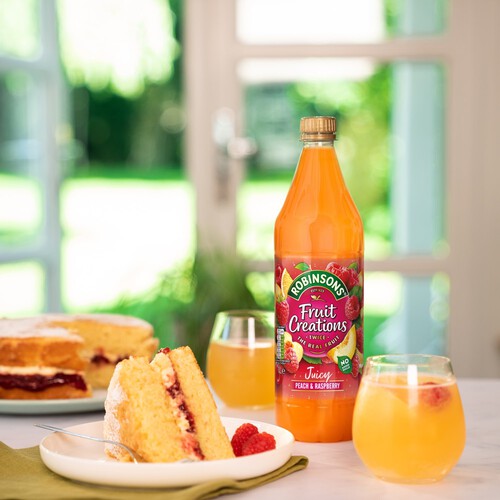 Robinsons Fruit Creations Peach & Raspberry Squash 