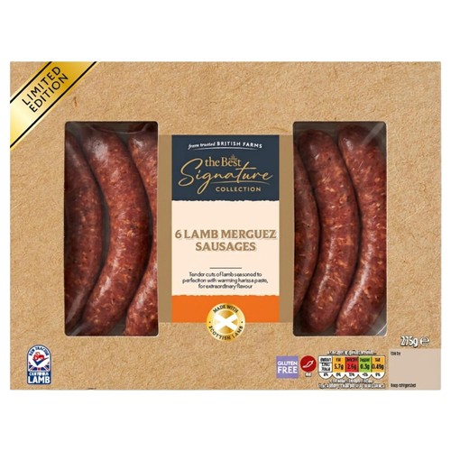 Morrisons Limited Edition Signature Lamb Merguez Sausages 275g