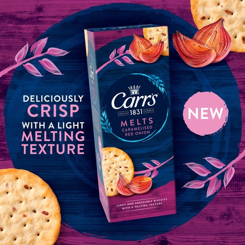 Carr's Melts Caramelised Red Onion Flavour Crackers 150g