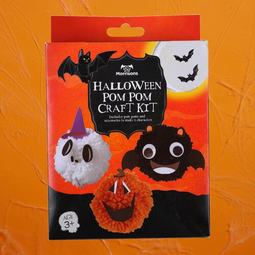 Morrisons Halloween Pom Pom Craft Kit