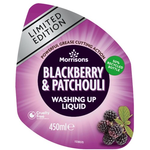 Morrisons Limited Edition Blackberry & Patchouli Washing Up Liquid 450ml
