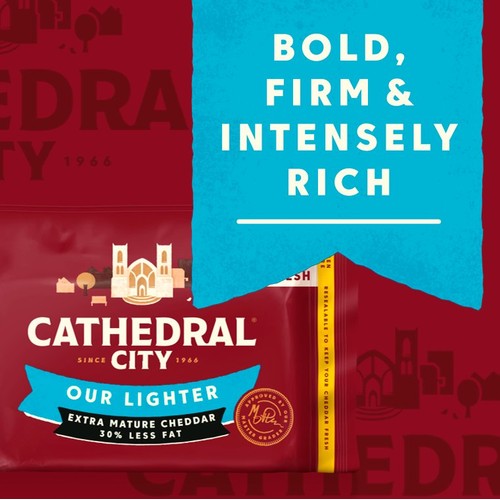 Cathedral City British Lighter Extra Mature Cheddar Cheese