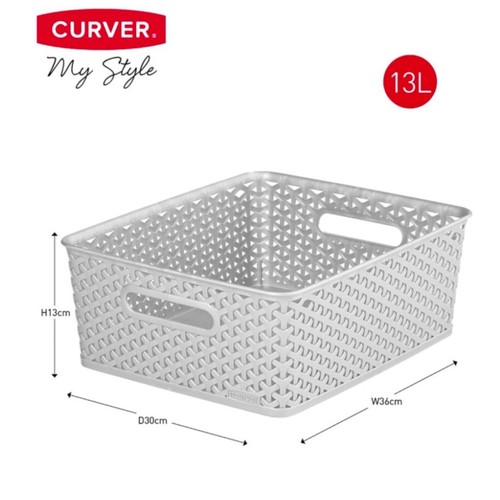 Curver Mystyle Basket Medium Grey