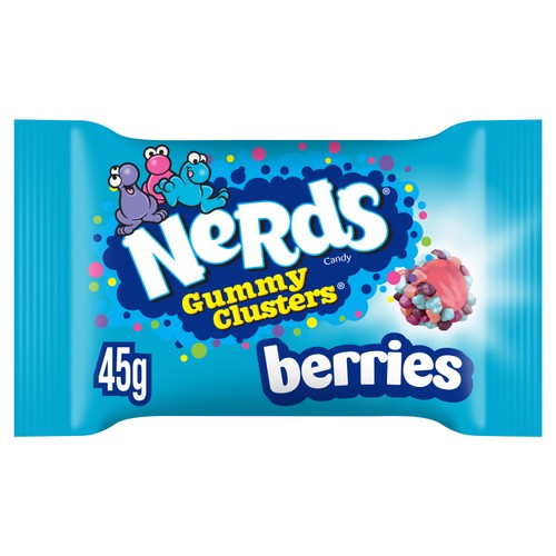 Nerds Gummy Clusters Berry Flavour Candy   45g