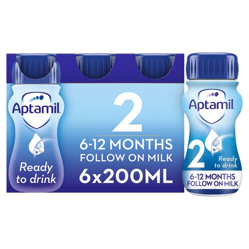 Aptamil Ready To Drink 2 6-12 Months Follow On Milk 