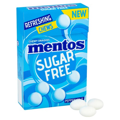 Mentos Sugar Free Peppermint Chewies 