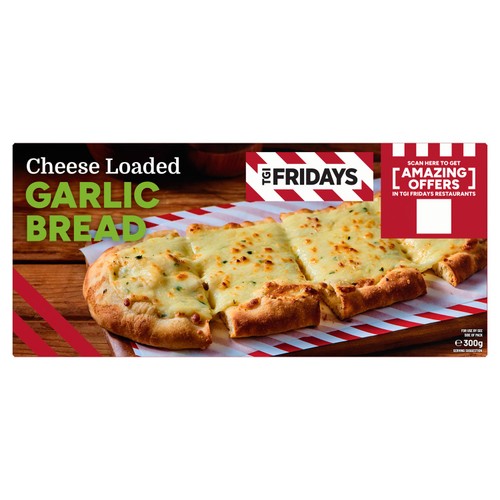 TGI Fridays Garlic Cheese Bread 300g