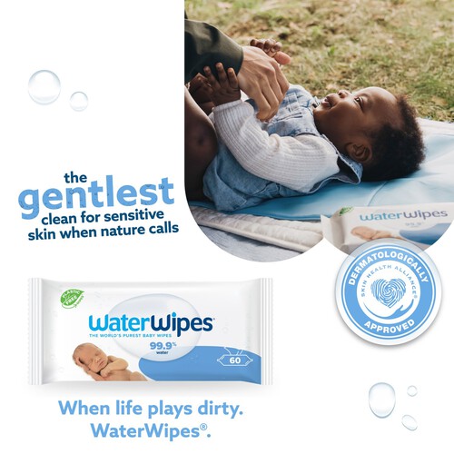 WaterWipes Original Baby Wipes 60 wipes