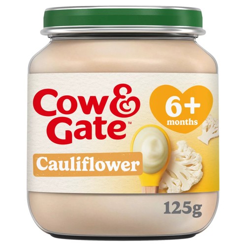 Cow & Gate Cauliflower Baby Food Snack Jar 6+ Months