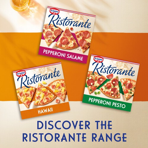 Dr. Oetker Ristorante Pepperoni, Mozzarella & Pesto Pizza