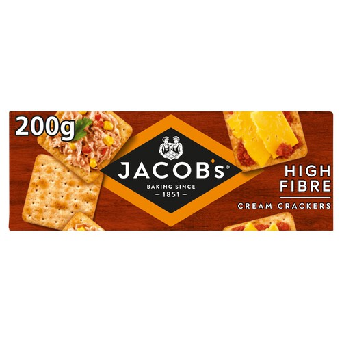 Jacob's High Fibre Cream Crackers 