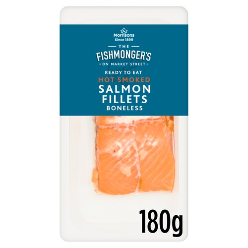 Morrisons Market Street 2 Hot Smoked Salmon Fillets 