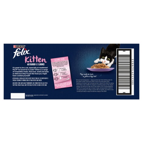 FELIX As Good As It Looks Kitten Mixed Selection In Jelly 40x85g