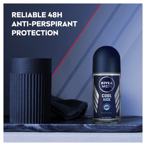 NIVEA MEN Cool Kick 48 Hour Anti-Perspirant Roll On