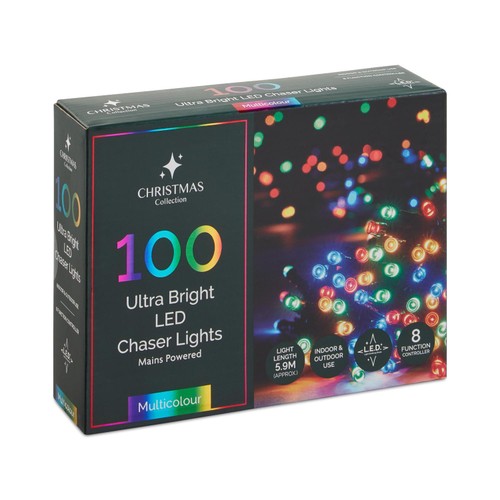 Morrisons 100 Multi Colour Led Chaser Lights