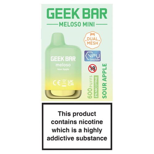 Geek Bar Meloso Mini Sour Apple 20mg